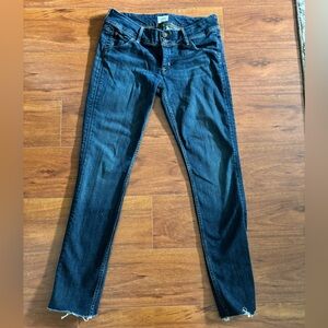 Hudson Collin Flap Raw Hem Skinny Jeans